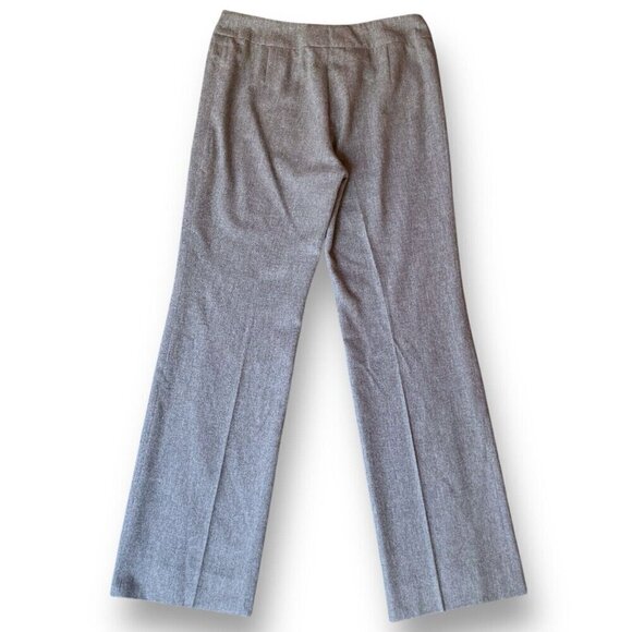 Akris Womens Dress Pant Sz 8 Gray Wool Angora Blend Straight Leg Trouser Luxury - Picture 5 of 7